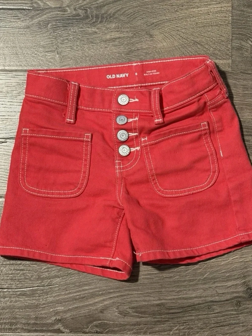 Girls' Fruit Print Top & Red Shorts Matching Set - Kids